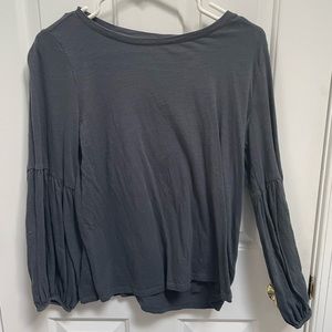 Long sleeve navy shirt from loft size medium